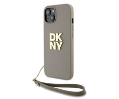 Dėklas „Apple iPhone 15 Plus DKNY Hardcase Wrist Strap Stock Logo“ (DKHCP15MPBSWSE)