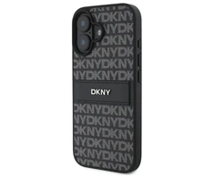 DKNY DKHCP16SPRTHSLK Apple iPhone 16 6.1" dėklas telefonui juodos spalvos Texture Pattern Tonal Stripe