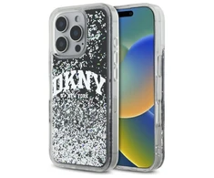 DKNY DKHCP16XLBNAEK Apple iPhone 16 Pro Max 6.9" dėklas telefonui juodos spalvos hardcase Liquid Glitter Arch Logo