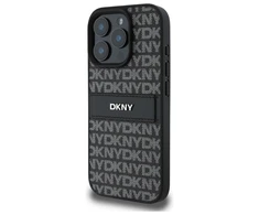 DKNY DKHCP16XPRTHSLK Apple iPhone 16 Pro Max 6.9" dėklas telefonui juodos spalvos Texture Pattern Tonal Stripe