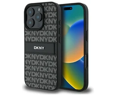 DKNY DKHCP16XPRTHSLK Apple iPhone 16 Pro Max 6.9" dėklas telefonui juodos spalvos Texture Pattern Tonal Stripe