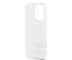 Apple iPhone 14 Pro Max DKNY dėklas IML Checkered Mono Pattern &amp; Printed Stripes MagSafe (DKHMP14XHCPTSK) juodos spalvos