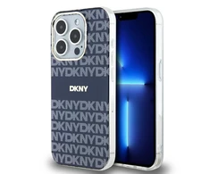 Apple iPhone 15 Pro DKNY dėklas IML Mono & Stripe MagSafe (DKHMP15LHRHSEB) mėlynos spalvos