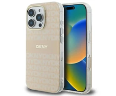 Dėklas Apple iPhone 16 Pro DKNY Repeat Texture Pattern &amp; Stripe MagSafe (DKHMP16LHRHSEP)
