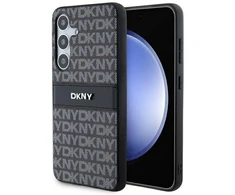 Samsung Galaxy S24 Plus DKNY Odinis Dėklas Mono Stripe &amp; Metal Logo (DKHCS24MPRTHSLK) juodos spalvos