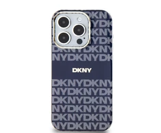 DKNY PC/TPU Repeat Pattern Tonal Stripe Magsafe dėklas telefonui Apple iPhone 13 Pro mėlynos spalvos