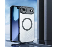 Dux Ducis Aimo Mag dėklas su Magnetic Ring skirtas Apple iPhone 17 Air – juodos spalvos