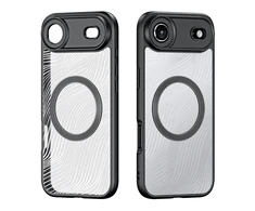 Dux Ducis Aimo Mag dėklas su Magnetic Ring skirtas Apple iPhone 17 Air – juodos spalvos