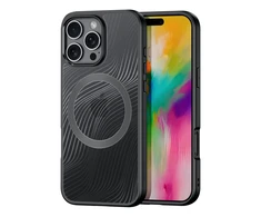 Dux Ducis dėklas AIMO MAG compatible su MagSafe skirtas Apple iPhone 16 Pro Max juodos spalvos