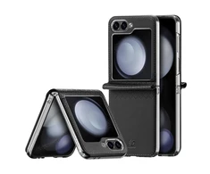 Dux Ducis dėklas BRIL skirtas Samsung Galaxy Z Flip6 5G juodos spalvos