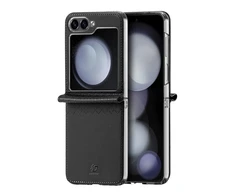 Dux Ducis dėklas BRIL skirtas Samsung Galaxy Z Flip6 5G juodos spalvos