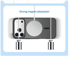 DUX DUCIS dėklas YIND, suderinamas su MagSafe, skirtas iPhone 18 Pro / 17 Pro (Open Ring versija) pilkas