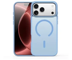 DUX DUCIS dėklas YIND, suderinamas su MagSafe, skirtas iPhone 18 Pro Max / 17 Pro Max (Open Ring versija) šviesiai mėlynas