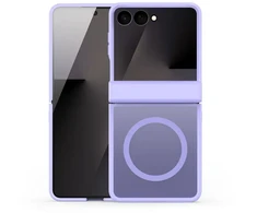 DUX DUCIS YIND dėklas, suderinamas su „MagSafe“, skirtas SAMSUNG Z Flip 8, šviesiai violetinis