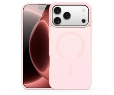 DUX DUCIS dėklas YIND, suderinamas su MagSafe, skirtas iPhone 18 Pro / 17 Pro (atviro žiedo versija) šviesiai rožinė