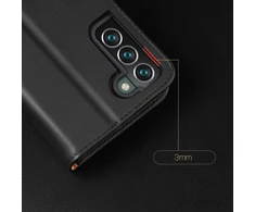 Dux Ducis Hivo atverčiamas dėklas skirtas Samsung Galaxy S22 + (S22 Plus), juodas