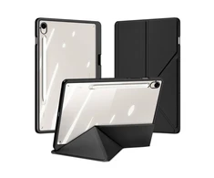 Dux Ducis Magi dėklas su Stylus laikikliu skirtas Samsung Galaxy Tab S10 FE/S9/S9 FE – juodos spalvos