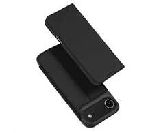 Dux Ducis Skin Pro dėklas skirtas Apple iPhone 17 Air su Flip and Card Slot – juodos spalvos