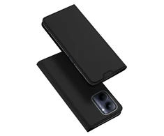 Dėklas Dux Ducis Skin Pro Realme C33 atverčiamas Card Wallet su stoveliu dėkals telefonui juodos spalvos