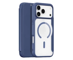 Dėklas Dux Ducis Skin X Pro skirtas Apple iPhone 17 Pro Max, suderinmas su MagSafe – mėlynos spalvos