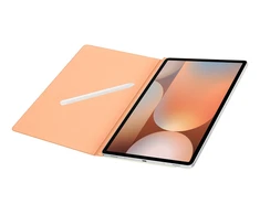 BX810POE išmanusis knygos viršelis Samsung Galaxy S10+/Tab S9+/S9FE+, Oranžinis