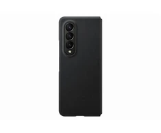 Dėklas VF936LBE Leather Cover for Samsung Galaxy Fold 4, Juodas (Juodas)