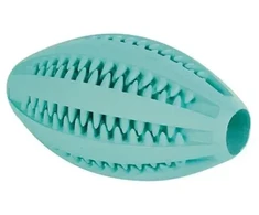Toy for dogs : Trixie Denta Fun Mintfresh Rugby Ball, 11cm (Pažeista pakuotė)