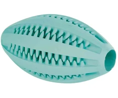 Toy for dogs : Trixie Denta Fun Mintfresh Rugby Ball, 11cm (Pažeista pakuotė)