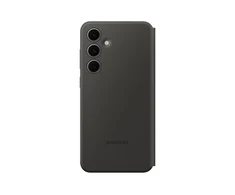 Telefono dėklas Samsung Galaxy S24 FE Smart View, juodas (pažeista pakuotė)