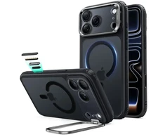 Dėklas ESR CLASSIC HYBRID KICKSTAND MAGSAFE IPHONE 17 PRO MAX / 18 PRO MAX FROSTED Juodas
