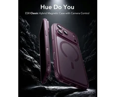 Dėklas Esr Classic Hybrid Magsafe iPhone 17 Pro Max / 18 Pro Max frosted deep burgundy