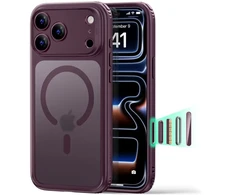 Dėklas Esr Classic Hybrid Magsafe iPhone 17 Pro Max / 18 Pro Max frosted deep burgundy