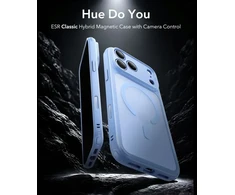 Dėklas Esr Classic Hybrid Magsafe iPhone 17 Pro / 18 Pro frosted light mėlynas