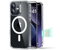 ESR Classic Hybrid MagSafe + grūdinto stiklo komplektas, skirtas iPhone 17 – skaidrus
