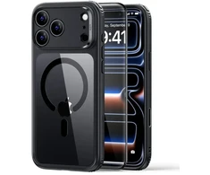 ESR Classic Hybrid MagSafe Case for iPhone 18 Pro / 17 Pro - Clear Juodas
