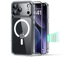 ESR Classic Hybrid MagSafe + grūdinto stiklo komplektas, skirtas iPhone 17 Pro – skaidrus