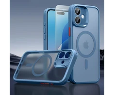 ESR Classic Pro Set Halolock MagSafe dėklas iPhone 16 - mėlynas
