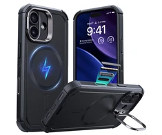 Dėklas ESR Cyber Kickstand Magsafe iPhone 17 juodas