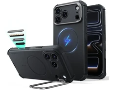 Dėklas Esr Cyber Tough Kickstand Magsafe iPhone 17 Pro / 18 Pro juoda