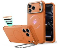 Dėklas Oranžinis Esr Cyber Tough Kickstand Magsafe iPhone 17 Pro / 18 Pro oranžinis