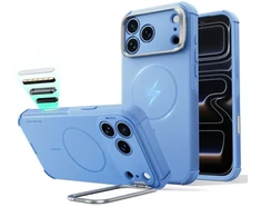 Dėklas ESR CYBER TOUGH KICKSTAND MAGSAFE IPHONE 17 PRO / 18 PRO LIGHT Mėlynas