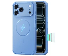 Dėklas ESR Cyber ​​Tough MagSafe Case for iPhone 18 Pro Max / 17 Pro Max - Light Mėlyna