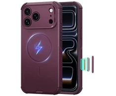 Dėklas ESR CYBER TOUGH MAGSAFE IPHONE 17 PRO / 18 PRO DEEP BURGUNDY
