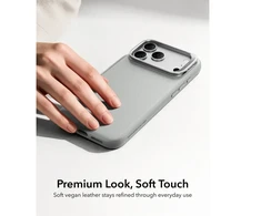 Dėklas ESR Atelier Kickstand MagSafe Case for iPhone 18 Pro / 17 Pro - Gray