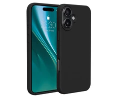 Dėklas Telforceone Etteri Silicone Apple iPhone 16 Plus 6,7" juodos spalvos