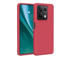Dėklas Telforceone Etteri Silicone Xiaomi Redmi Note 13 5G raspberry