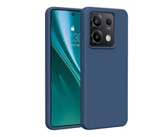 Dėklas Telforceone Etteri Silicone Xiaomi Redmi Note 13 Pro 5G mėlynos spalvos