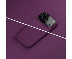 Etteri silikoninis Mag dėklas, skirtas iPhone 17 Pro Max / 18 Pro Max 6,9” tamsios vyšnios spalvos