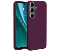 Telforceone Etteri Silikoninis Mag dėklas, skirtas Samsung Galaxy S25, tamsiai vyšninė