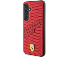 Samsung Galaxy S24 Plus Ferrari dėklas Big SF Perforated (FEHCS24MPINR) raudonos spalvos